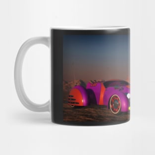 Grobo Car in a Desert Setting Mug